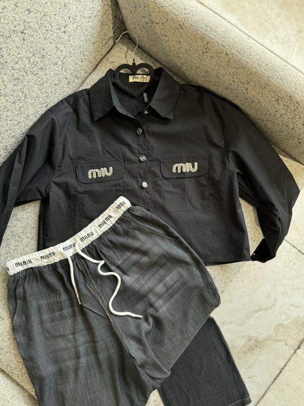 کراپ شومیز برند Miu Miu 2
